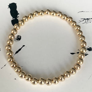 5mm Gold Ball Bracelet